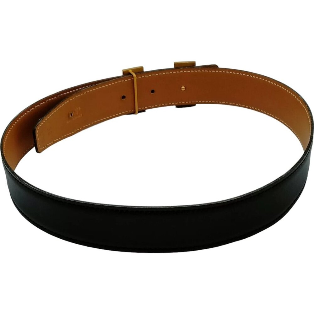 705364AG (S6) Hermes Belt Black Leather - Picture 4 of 10